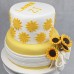 Flower - Sunflower Bow Cake (D,V)
